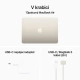 Apple MacBook Air 13, M3 8-core/8GB/512GB SSD/10-core GPU, bílá (M3, 2024) (SK)