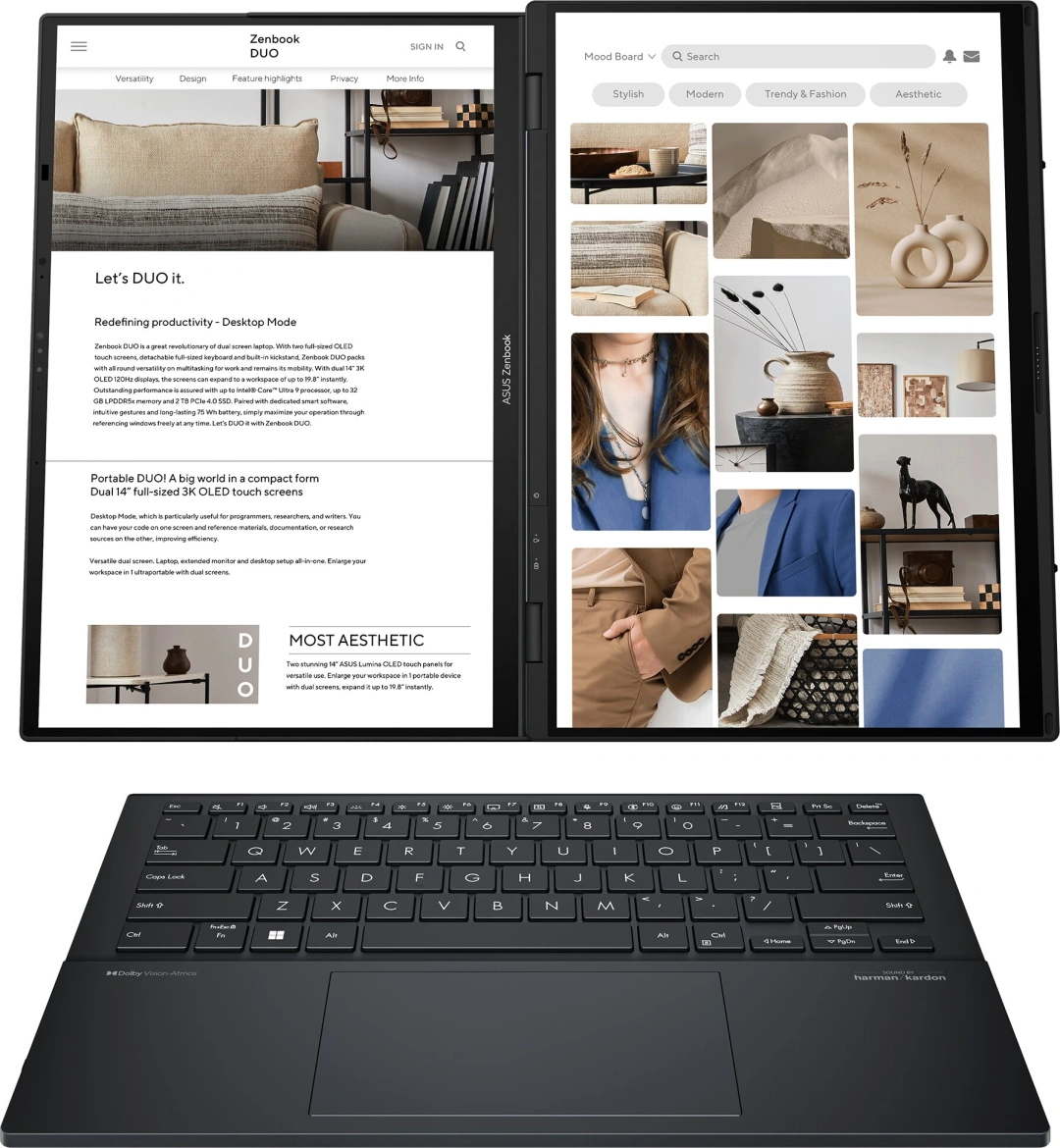 ASUS Zenbook Duo (2024) UX8406, šedá