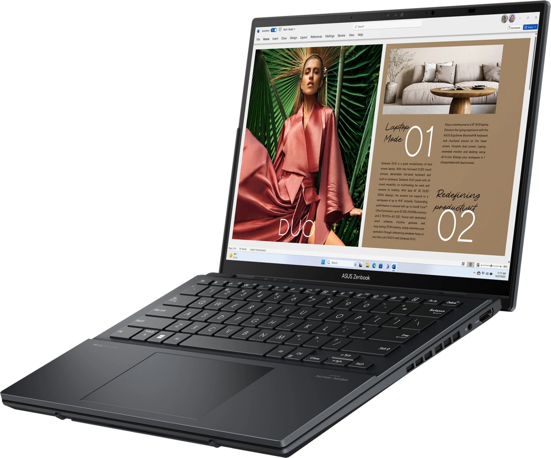 ASUS Zenbook Duo (2024) UX8406, šedá