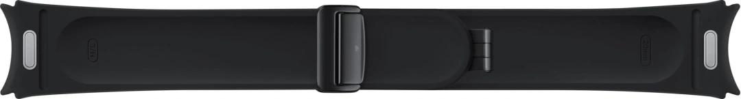 Samsung hybridní řemínek z eko kůže s překlápěcí sponou, velikost M/L, černá