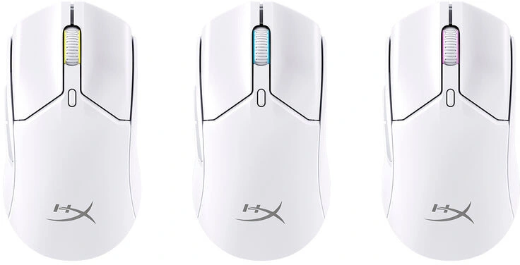 HyperX Pulsefire Haste 2 mini, bílá