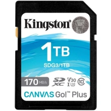 Kingston SDXC Canvas Go! Plus 1TB 170MB/s UHS-I U3