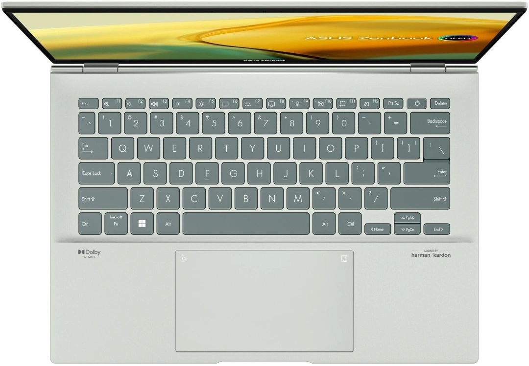 ASUS Zenbook 14 OLED (UX3402, 13th Gen Intel), stříbrná