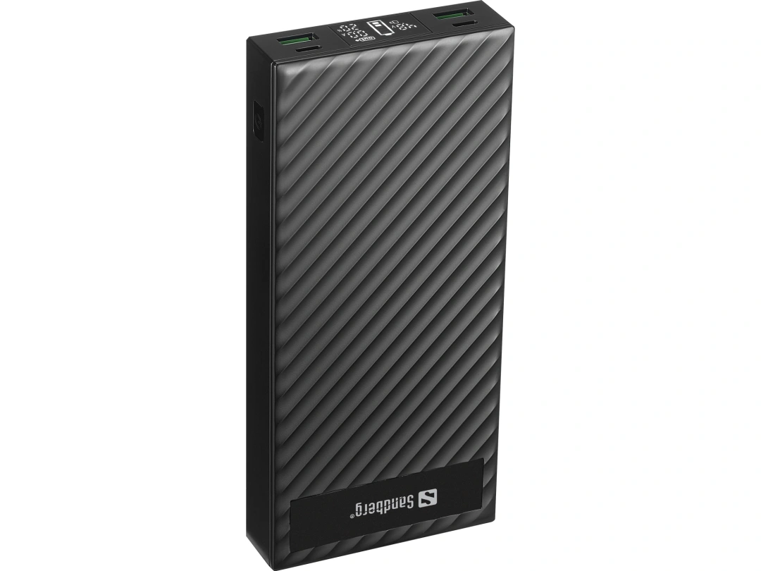 Noname Sandberg Powerbank 2xUSB-C PD100W 30000mAh, černá