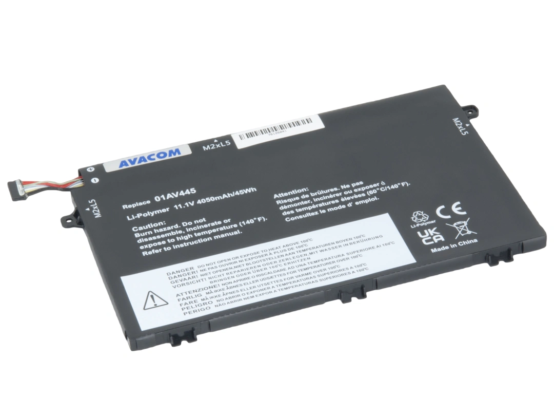 Baterie Avacom Lenovo ThinkPad E14, E15, E580, E490; Li-Pol; 11,1 V; 4 050 mAh; 45 Wh