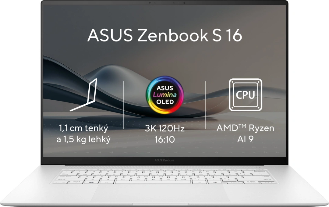 ASUS Zenbook S 16 OLED (UM5606), bílá