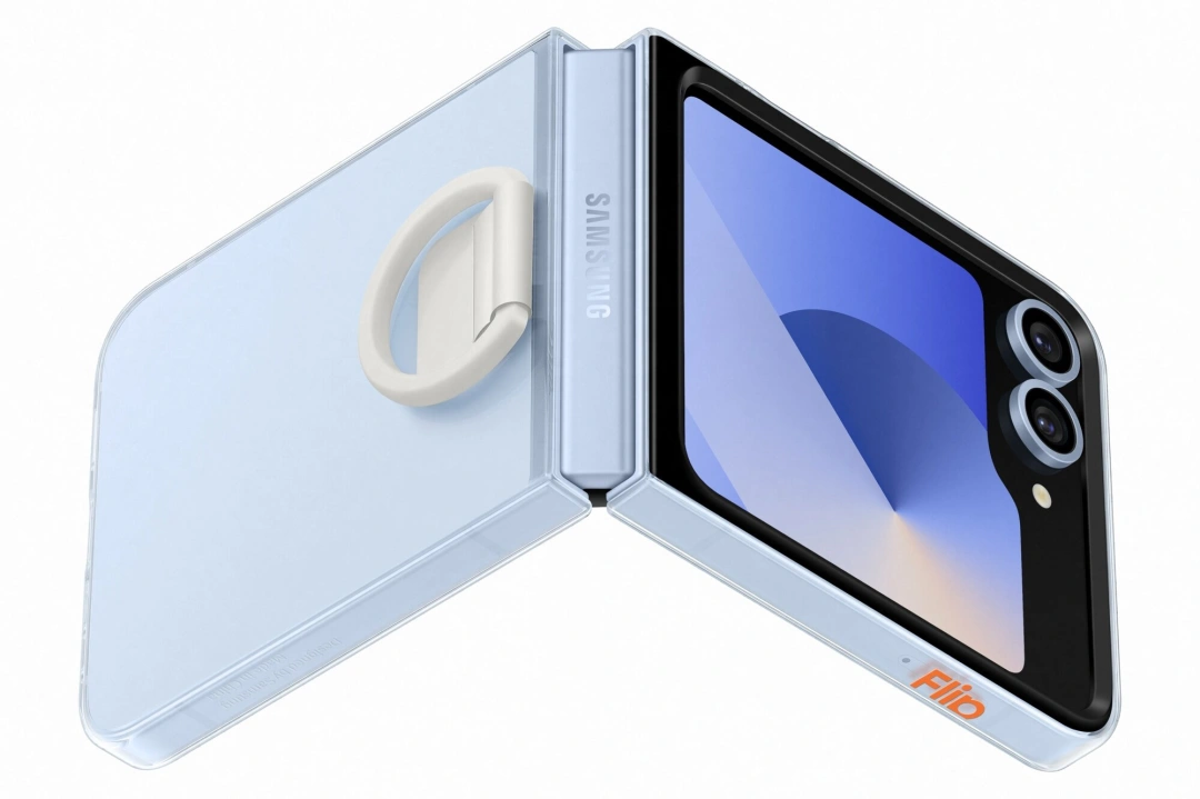 Samsung průhledný zadní kryt pro Galaxy Z Flip6, transparentní