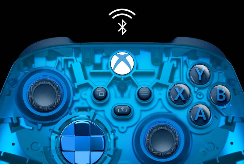 Xbox Series Wireless Controller – Sky Cipher Special Edition (QAU-00151), modrá