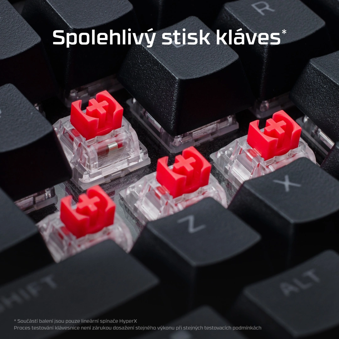 HyperX Alloy Rise 75, černá