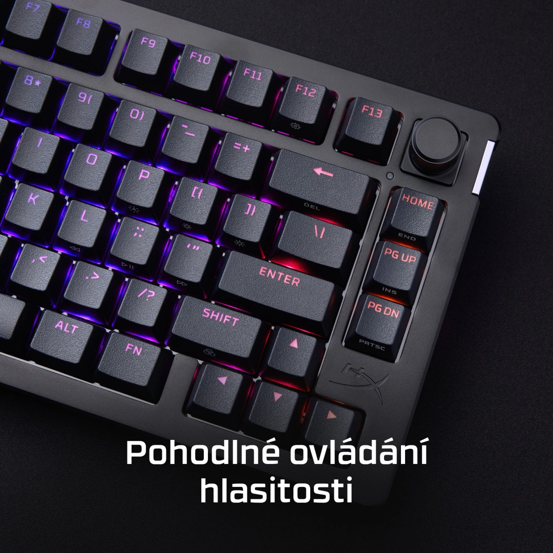 HyperX Alloy Rise 75, černá