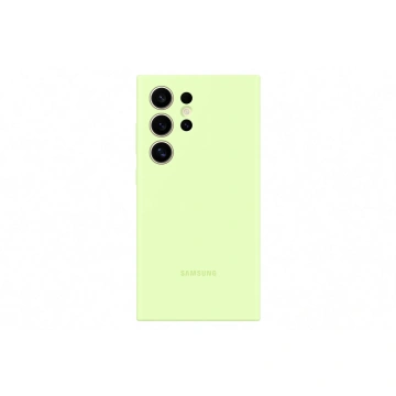 Samsung silicone case for Galaxy S24 Ultra, light green