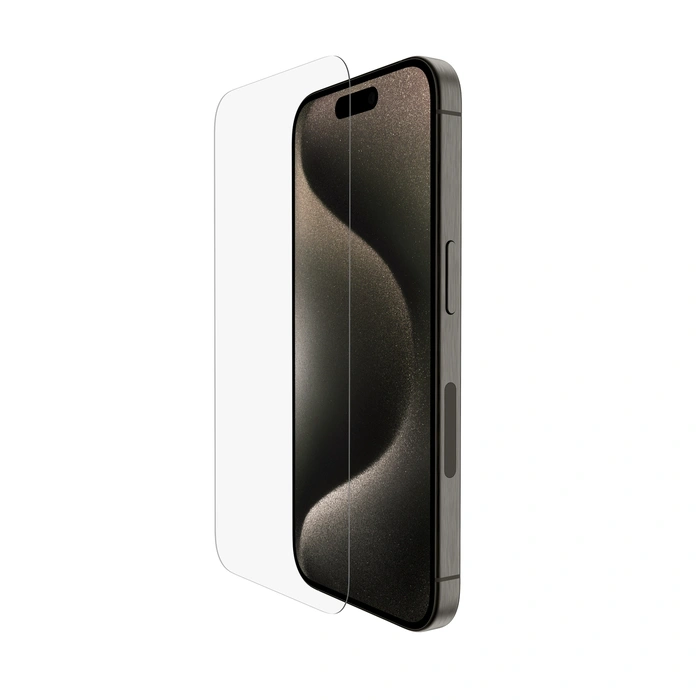 Belkin SCREENFORCE TemperedGlass Anti-Microbial ochranné sklo pro iPhone iPhone 15 Pro