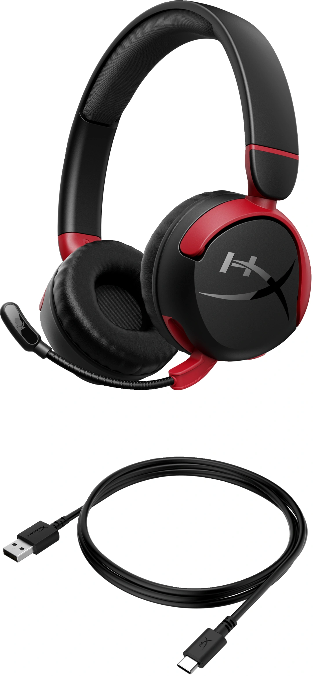 HP HyperX Cloud Mini, black/red