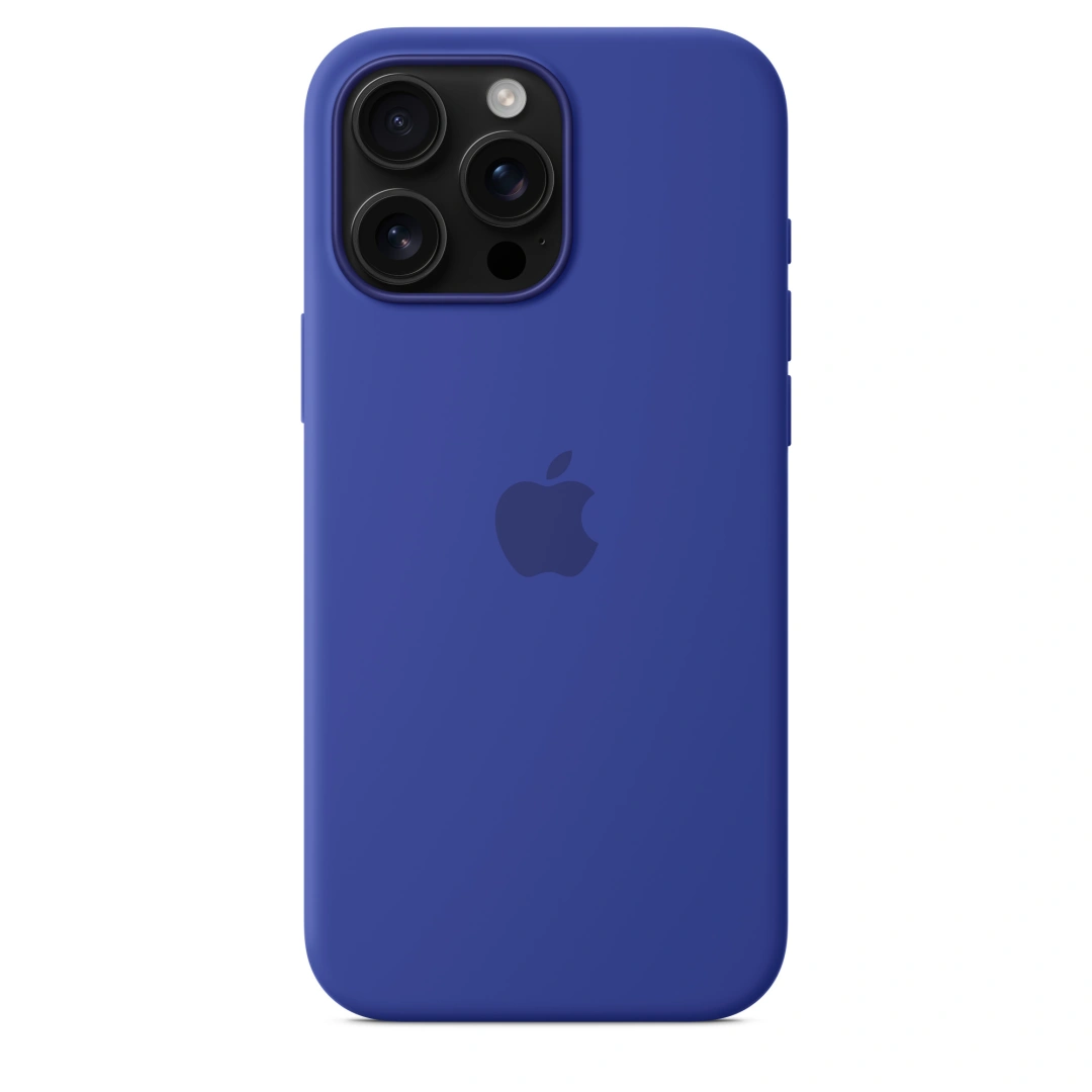 iPhone 16 Pro Max Silicone Case with MS - Ultramar