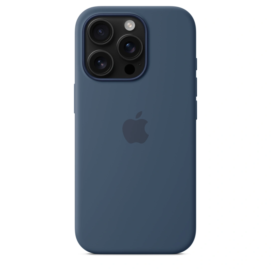 iPhone 16 Pro Silicone Case with MS - Denim