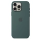 iPhone 16 Pro Max Silicone Case with MS - Lake Gre