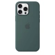 iPhone 16 Pro Max Silicone Case with MS - Lake Gre