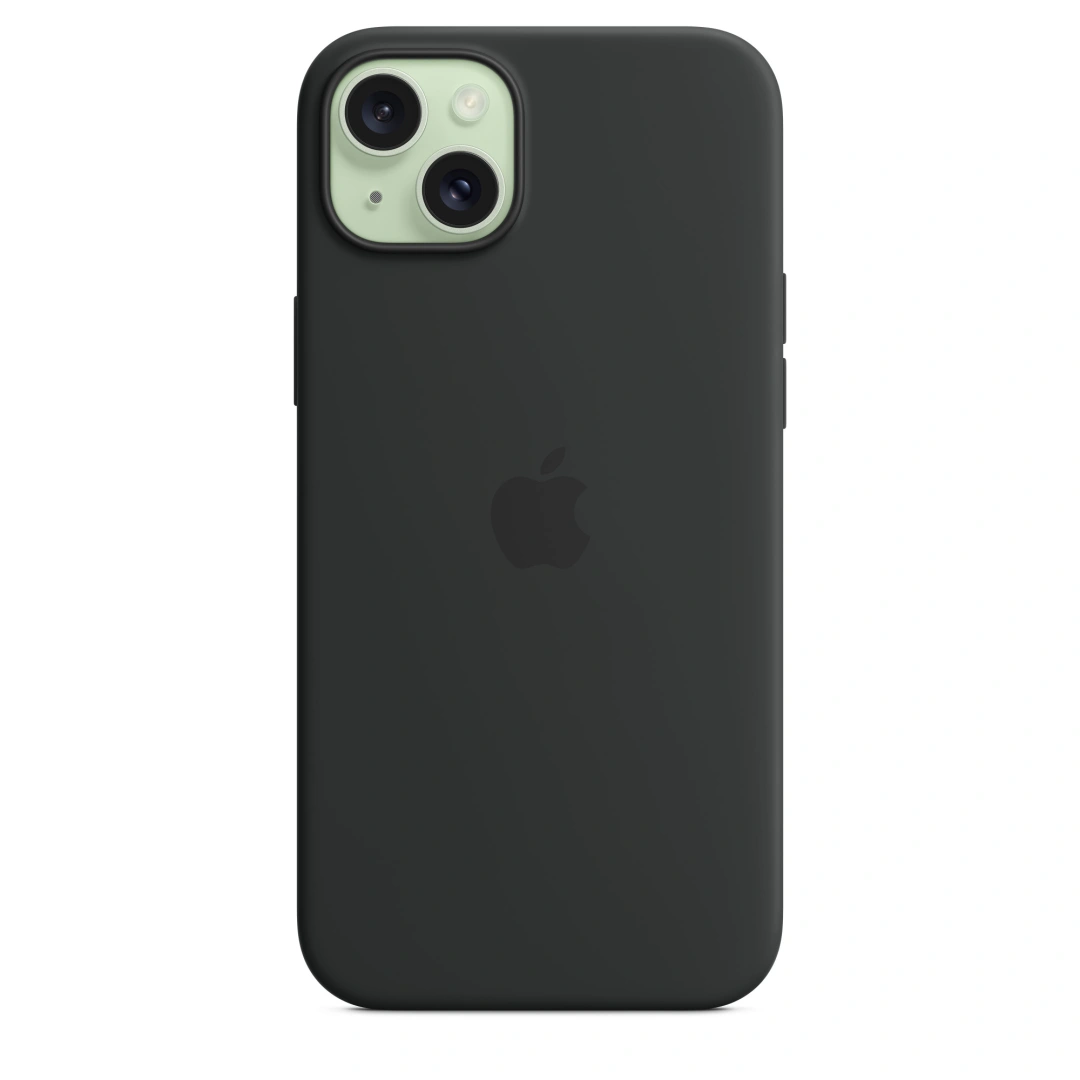 iPhone 15 + Silicone Case with MagSafe - Black