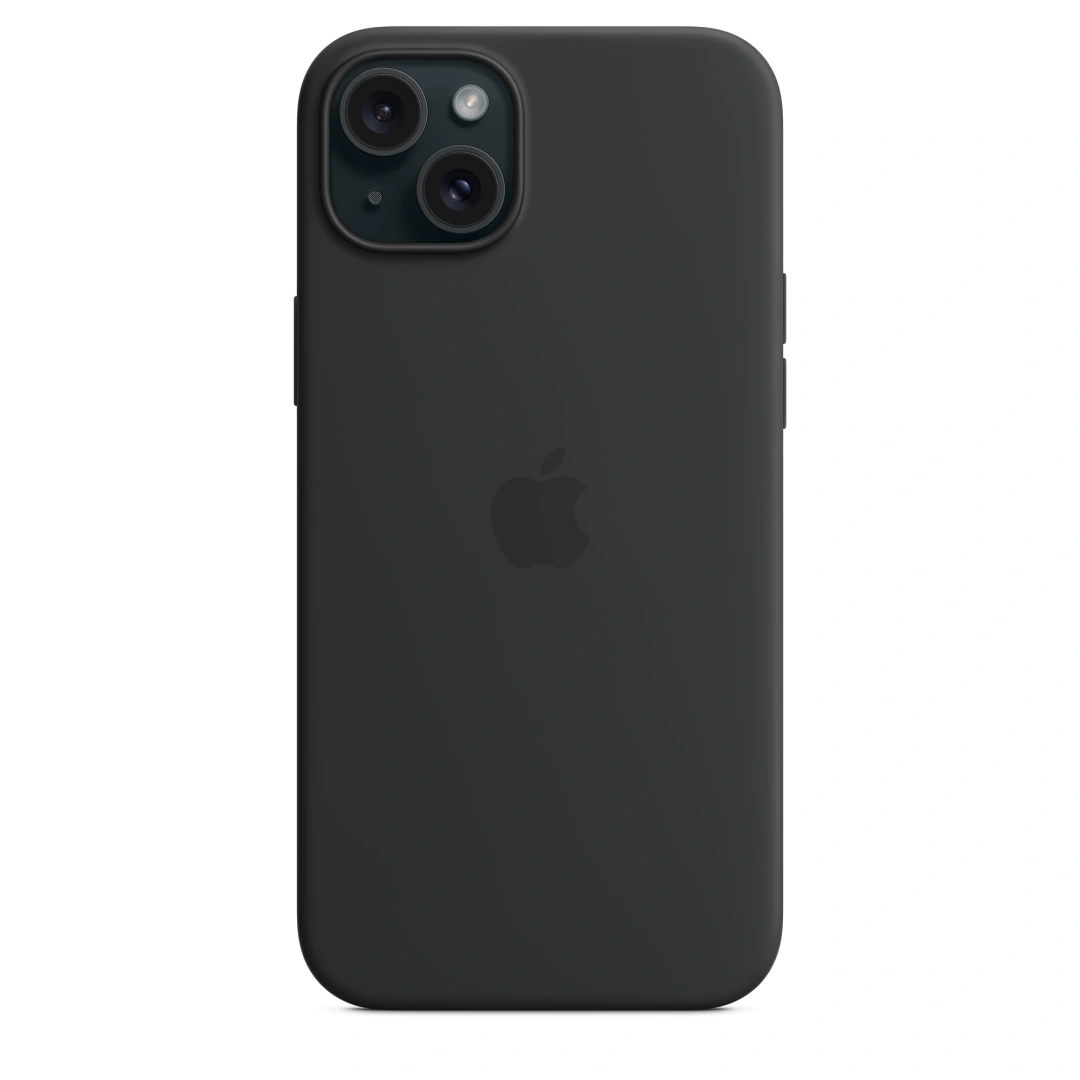 iPhone 15 + Silicone Case with MagSafe - Black