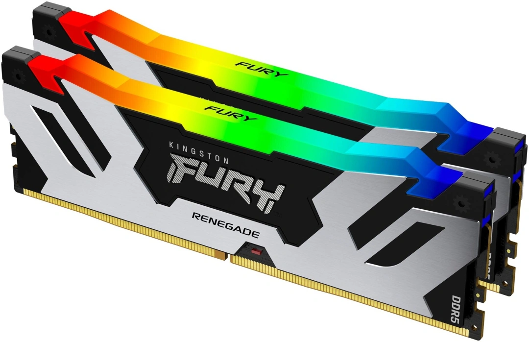 Kingston FURY Renegade RGB Silver/Black 96GB (2x48GB) DDR5 6000 CL32