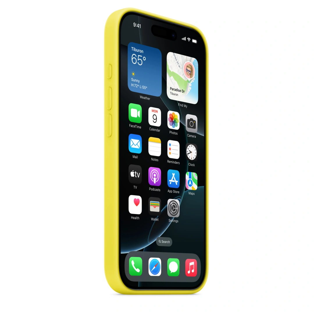 iPhone 16 Pro Silicone Case with MS - Star Fruit