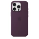 iPhone 16 Pro Silicone Case with MS - Plum