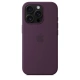 iPhone 16 Pro Silicone Case with MS - Plum