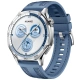 Huawei Watch GT 5 46 mm, Silver + Blue Woven Strap