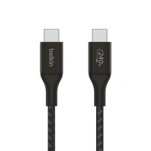 Belkin Boost charge USB-C kabel 240W, 1m, černý