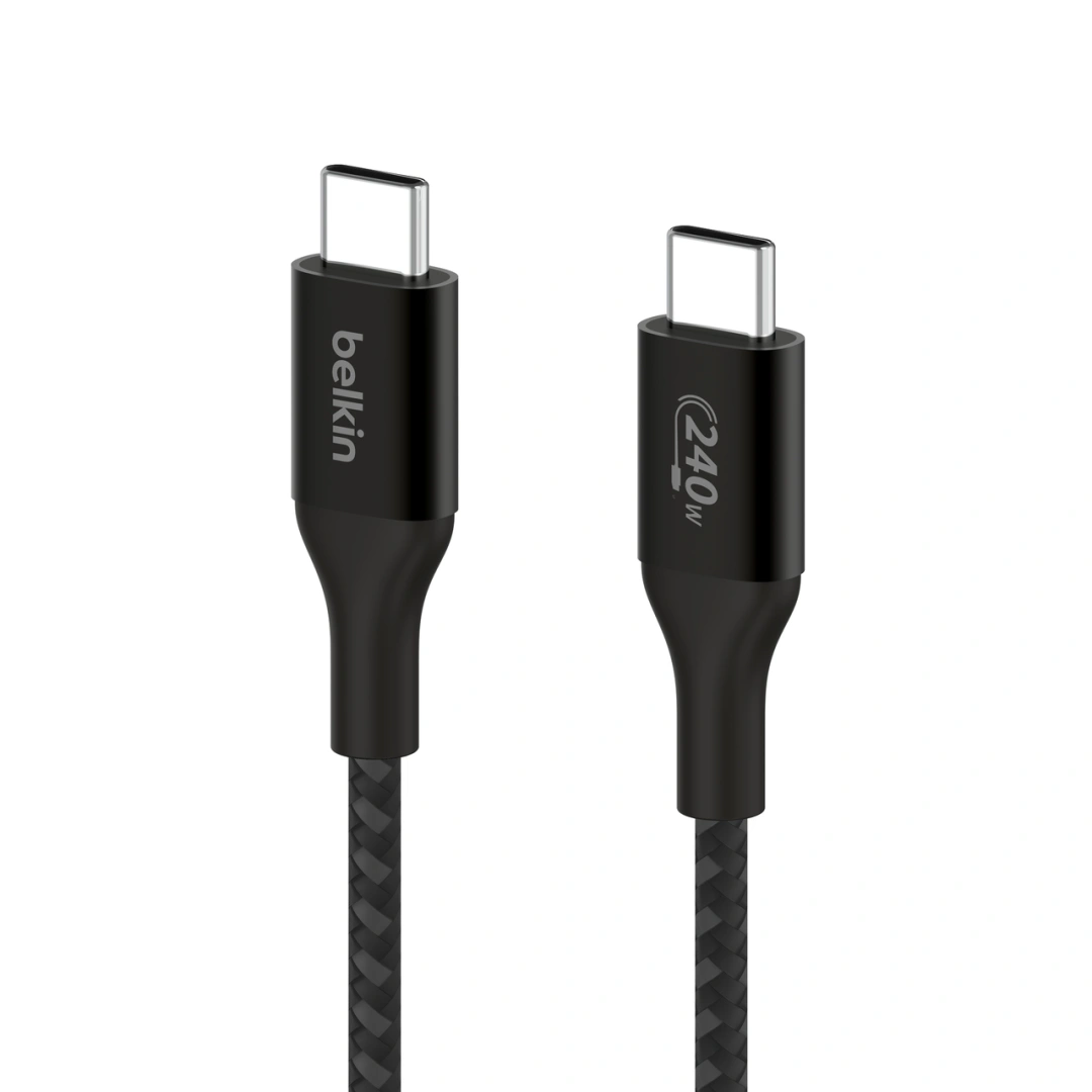 Belkin Boost charge USB-C kabel 240W, 1m, černý