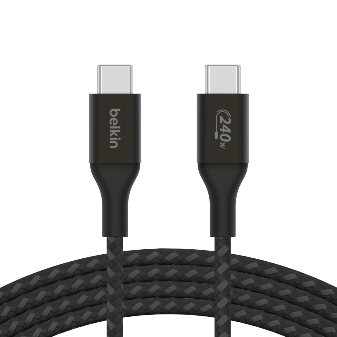 Belkin Boost charge USB-C kabel 240W, 1m, černý