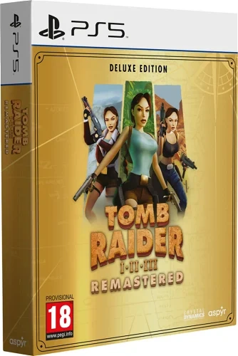 PS5 - Tomb Raider I-III Remastered Starring Lara Croft: Deluxe Edition