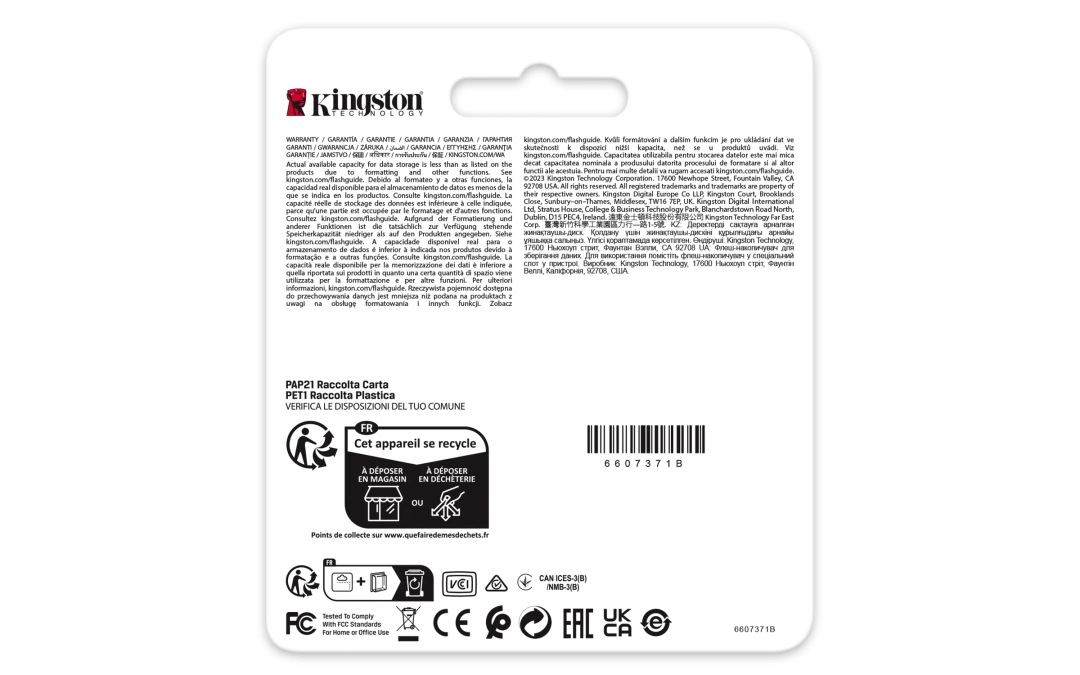 Kingston paměťová karta 64GB Industriální SDHC UHS-I C10