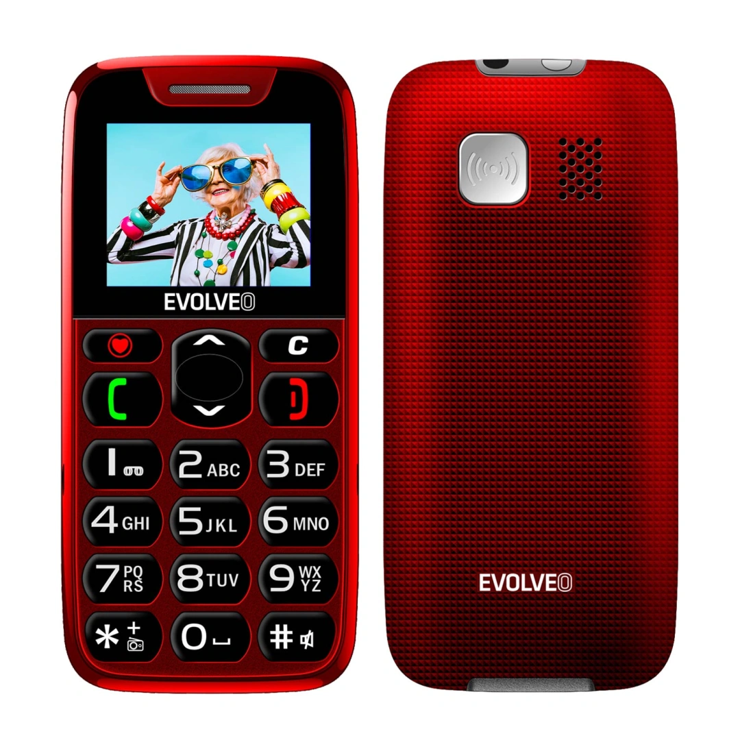 EVOLVEO EasyPhone, red