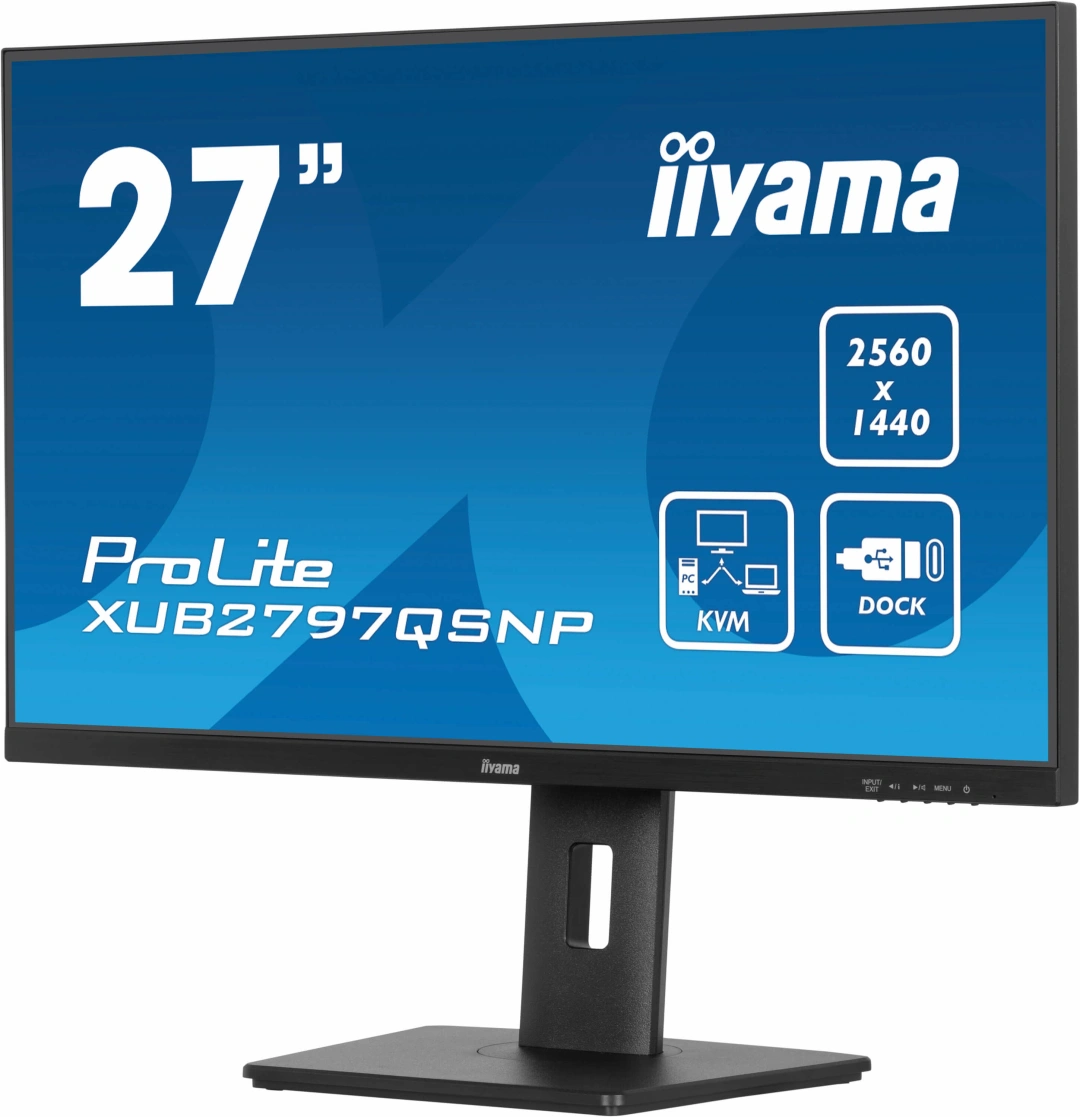 iiyama ProLite/XUB2797QSNP-B1/27"/IPS/QHD/100Hz/1ms/Black/3R