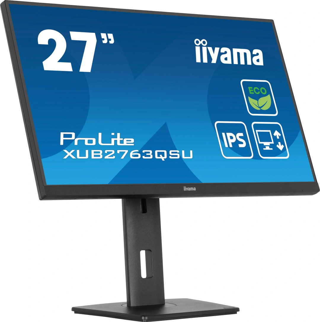 iiyama ProLite/XUB2763QSU-B1/27"/IPS/QHD/100Hz/2ms/Black/3R