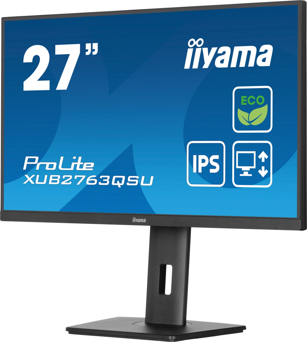 iiyama ProLite/XUB2763QSU-B1/27"/IPS/QHD/100Hz/2ms/Black/3R