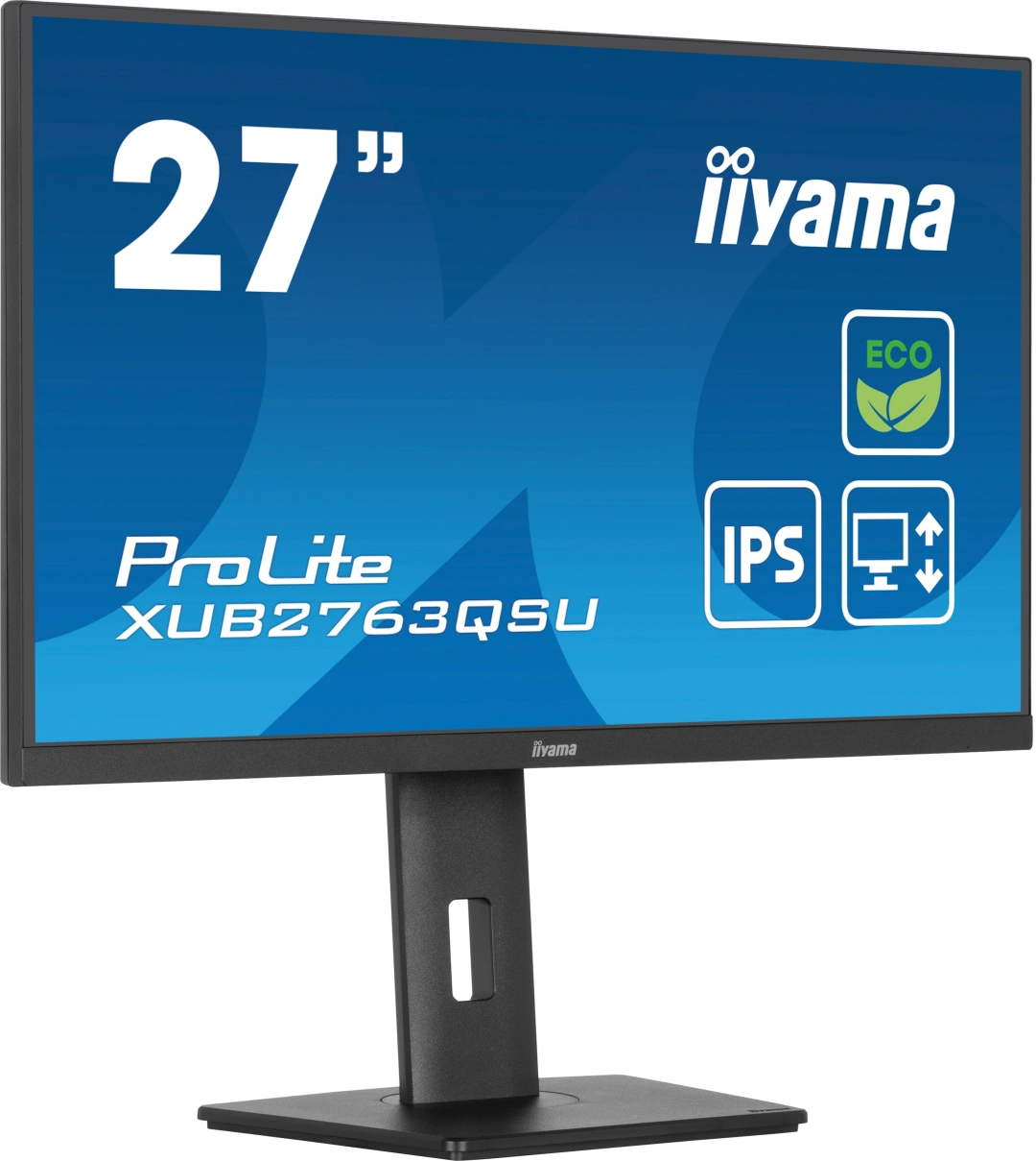 iiyama ProLite/XUB2763QSU-B1/27"/IPS/QHD/100Hz/2ms/Black/3R