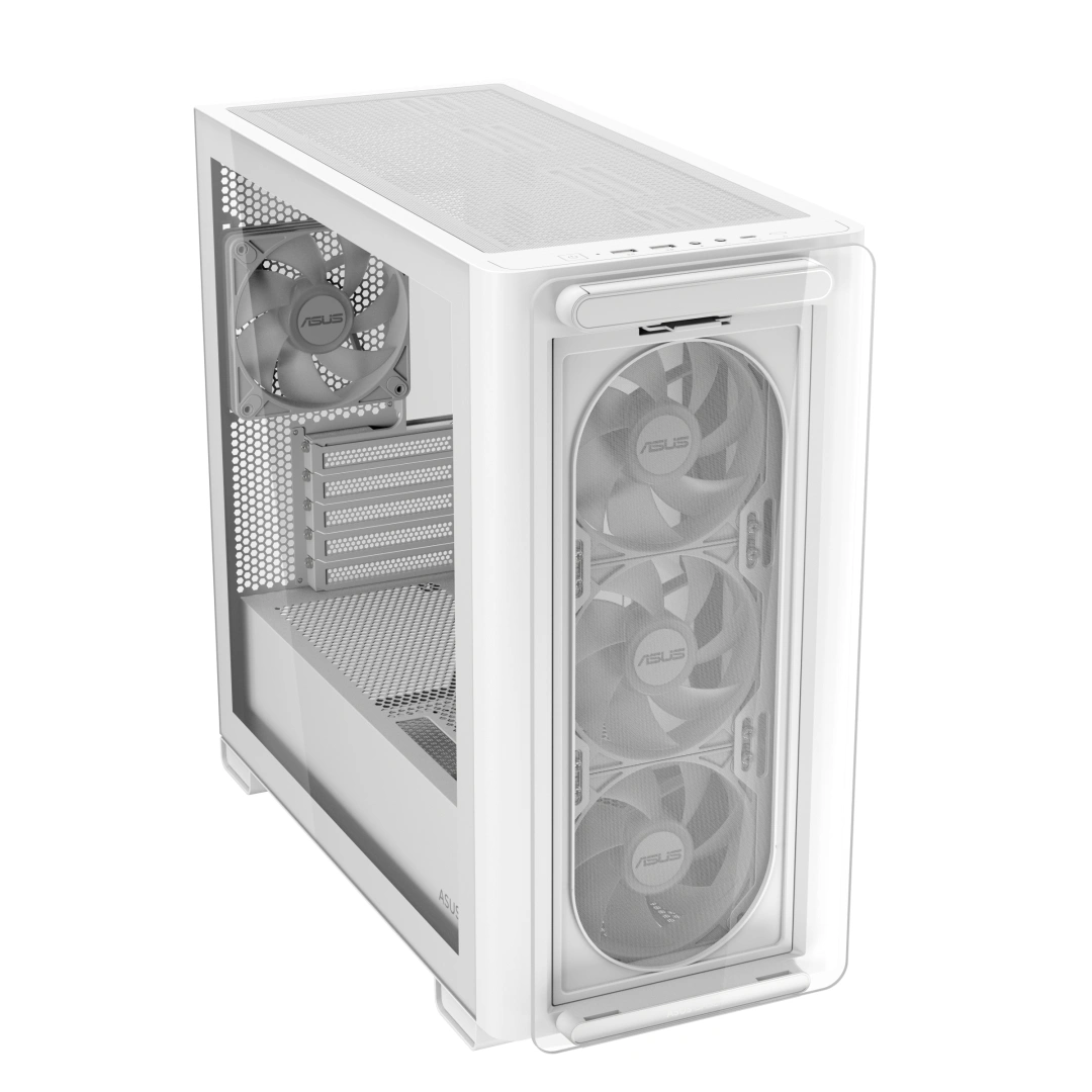 ASUS case A23 PLUS TG ARGB FANS WHT