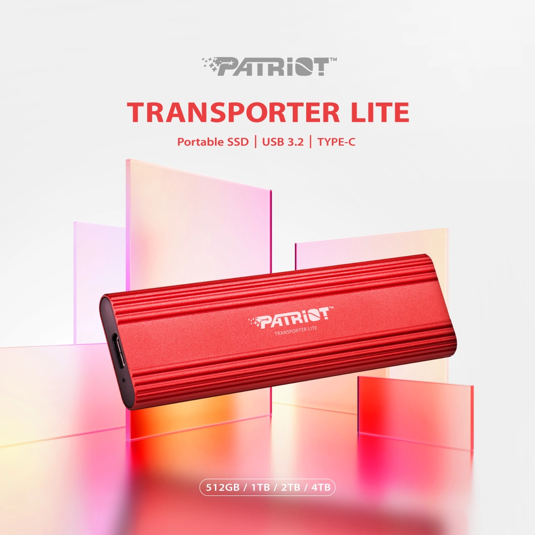 Patriot Transporter Lite 1TB, red