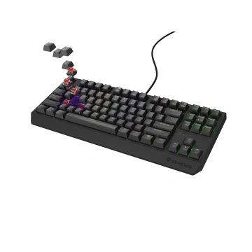 Genesis THOR 230 TKL RGB Outemu Red US (NKG-2077), černá