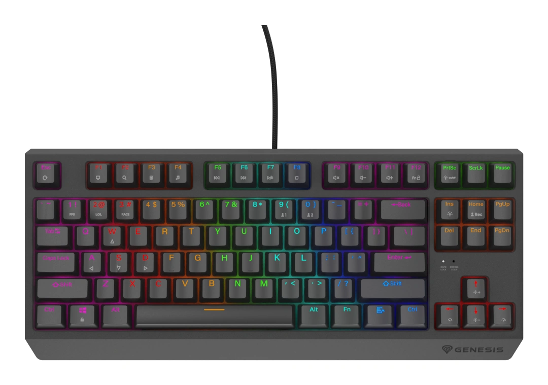 Genesis THOR 230 TKL Lite RGB Outemu Red US (NKG-2076), černá