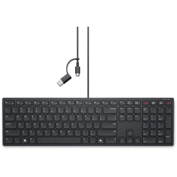 DELL KB525C/ US mezinárodní/ klávesnice/ USB/ černá