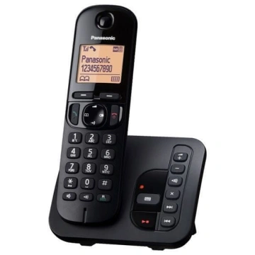 Panasonic KX-TGC220FXB, se záznamníkem, černá