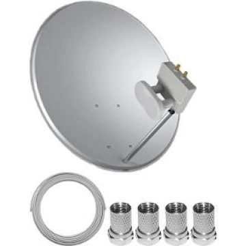 TELE System Satelitní set 80 cm + Monoblock Twin