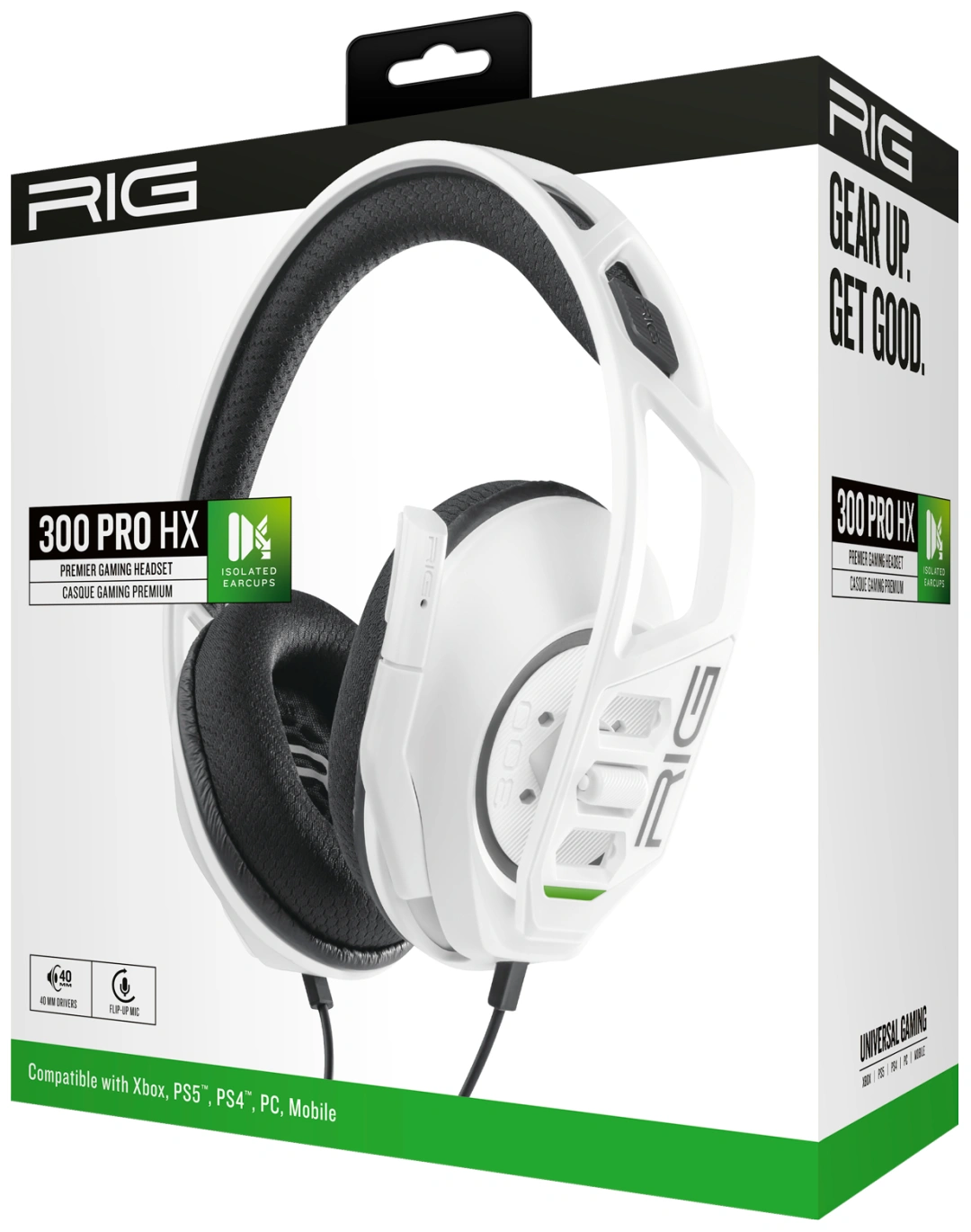 Nacon RIG 300 PRO HX, White