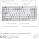 Logitech MX Mechanical Mini for Mac, pale grey