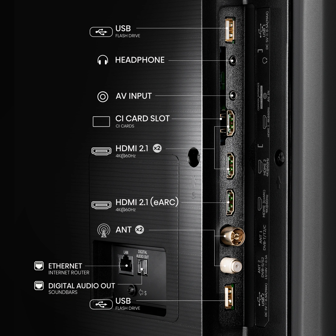 HisenseQLED SMART televize 55A7NQ 55"