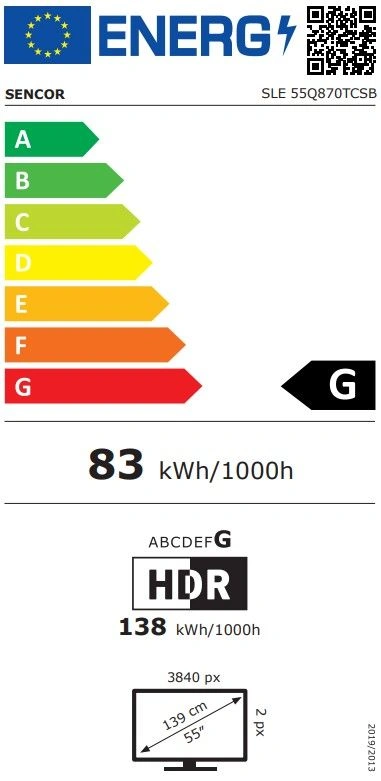 SENCOR SLE 55Q870TCSB