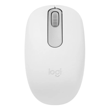 Logitech M196, wireless, bílá